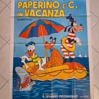 Manifesto cinematografico vintage Walt Disney 