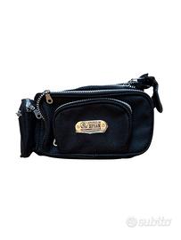 Marsupio Nero a Costine Vintage Originale Anni 90