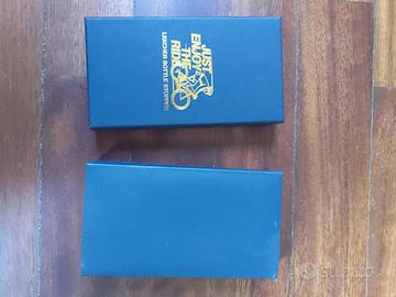 Bottle Stopper Bicicletta Color Argento In Gomma