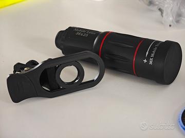 TELEOBIETTIVO SMARTPHONE 36X CON CLIP UNIVERSALE