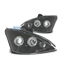 FARI PER FORD FOCUS 01-05 ANGEL EYES SFONDO NERO