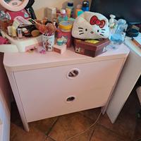 cassettiera BUSUNGE 80X40X75 ROSA