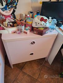 cassettiera BUSUNGE 80X40X75 ROSA