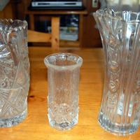 Vasi cristallo di boemia vintage