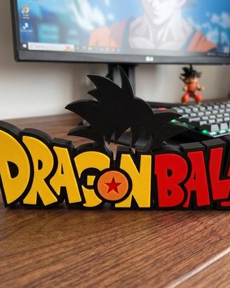 scritta DragonBall decorazione