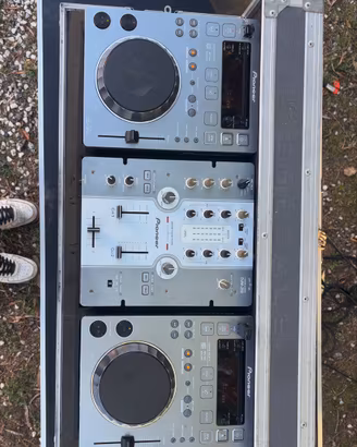 consolle pioneer cdj-350 e djm-250