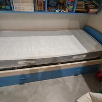 Struttura letto e materasso Eminflex