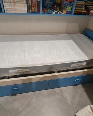 Struttura letto e materasso Eminflex