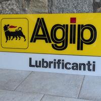 AGIP LUBRIFICANTI TABELLA INSEGNA NUOVA ORIGINALE