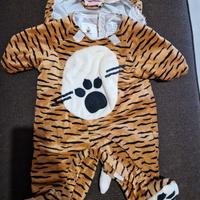 vestito carnevale tigre