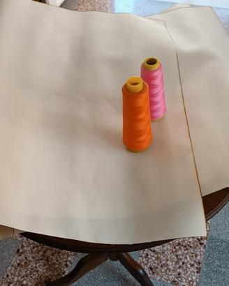TESSUTO BIANCO PANNA LAVORI FAI DA TE