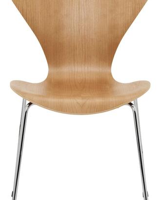 Stock di 220 sedie, stile Jacobsen ferro e legno