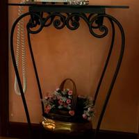 Consolle da ingresso in ferro battuto