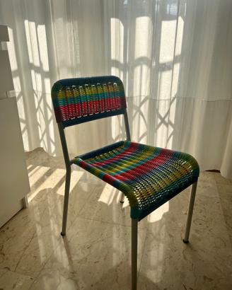 Sedia colorata per bambini – robusta e allegra!