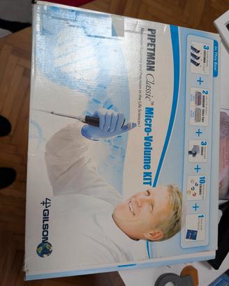 PIPETTE PROFESSIONALI GILSON NUOVE 