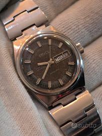 Orologio vintage uomo Doyle cassa acciaio Eta