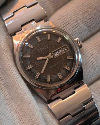 Orologio vintage uomo Doyle cassa acciaio Eta