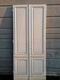 Porta doppia con modanature  '900