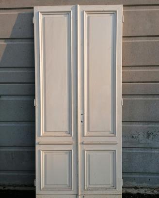 Porta doppia con modanature  '900