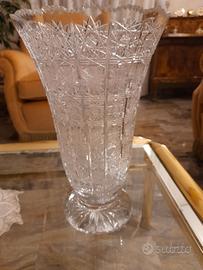 Vaso in cristallo di Boemia