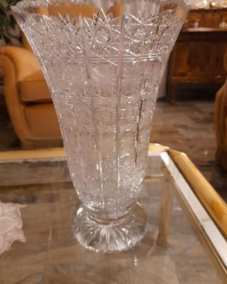 Vaso in cristallo di Boemia