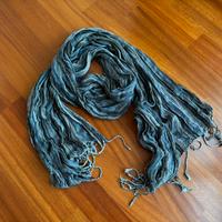 Foulard grigio nero blu