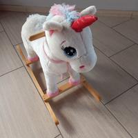 cavallo unicorno a dondolo 