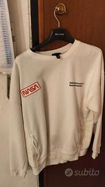 Felpa NASA bianca