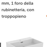 lavabo per bagno mod. EXTRA