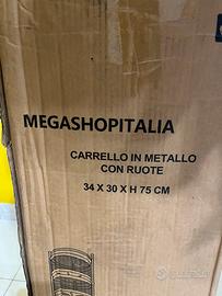 Carrello con ruote da cucina
