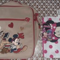 set Scuola walt disney Minnie Zainetto + Astuccio