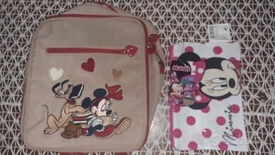 set Scuola walt disney Minnie Zainetto + Astuccio