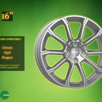 Cerchi in Lega Mak 16" Opel e altre