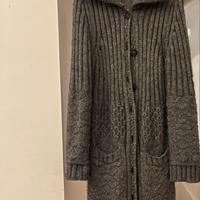 Cappotto in maglia di lana