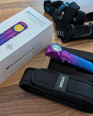 olight perun 2 - torcia frontale EDC