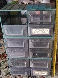 Cassettiera portaminuterie officina 31x20 cm