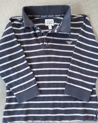 Polo manica lunga bimbo Armani ORIGINALE - 3 anni