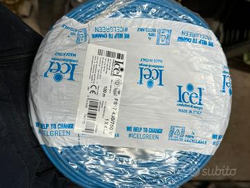 Cavo unipolare BLU da 4 mm per 100 mt