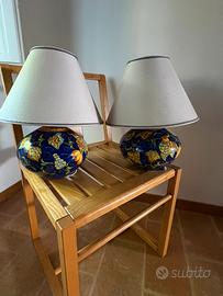 Coppia Lampade in Ceramica Artigianale Umbra