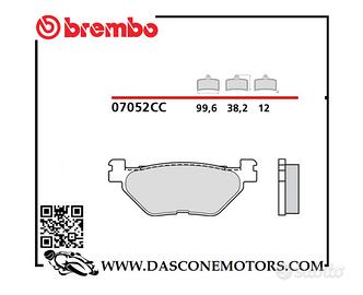 COPPIA PASTIGLIE BREMBO ORGANICHE TMAX 2001 2003 P