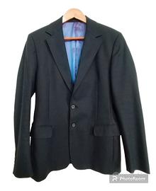 Ferrè giacca uomo cotone 50 blu scuro 