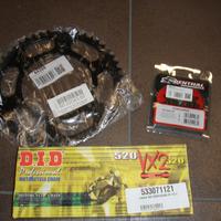 Catena kit corona pignone stock nuovi moto varie
