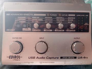EDIROL UA4FX scheda audio USB per chitarra