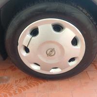 5 GOMME + 5 CERCHI + 5 BORCHIE Opel Corsa  M+S