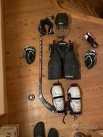 Kit completo abbigliamento hockey