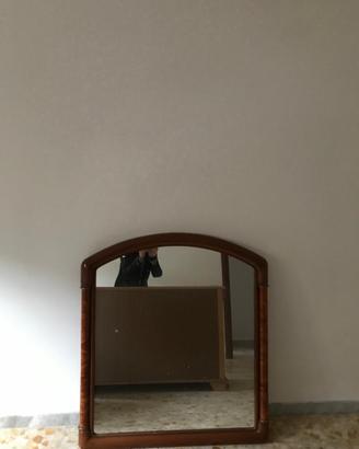 Specchiera in radica di noce