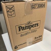 Pampers baby-dry 6 xl 3x34