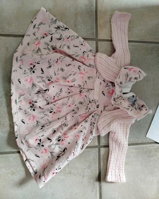 vestito neonata 0-3 mesi
