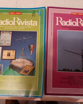 Lotto 4 RadioRivista N 6/85, 7/85, 9/85 e 10/83