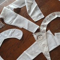 5 colletti ricamati vintage